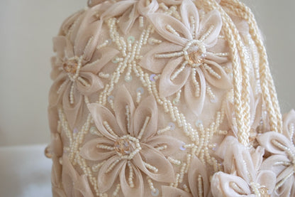 Blossom Potli Bag (Cream)