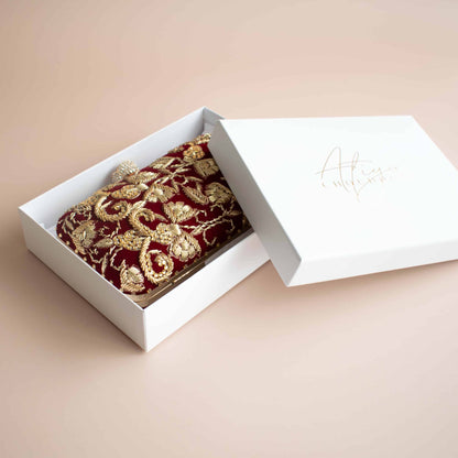 PRE-ORDER - BARAAT (Maroon Velvet)