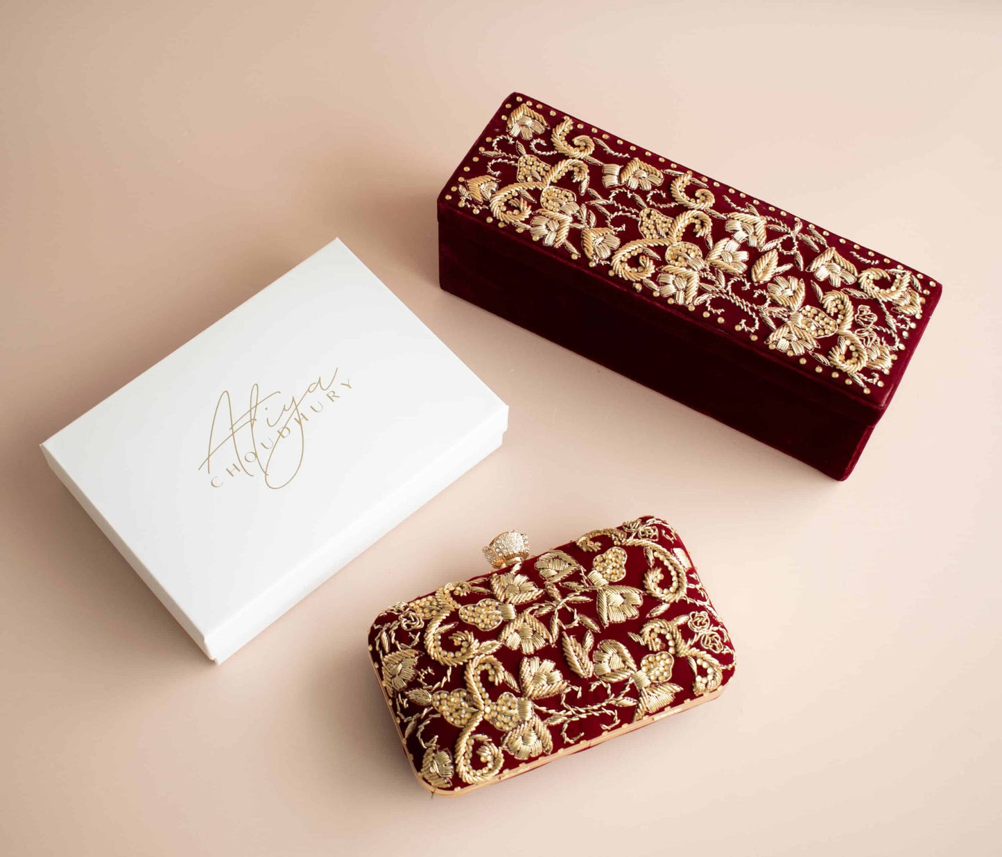 PRE-ORDER - BARAAT (Maroon Velvet)