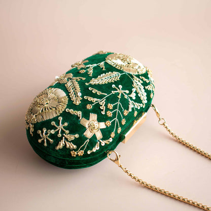 PRE-ORDER - ANAYA - Emerald Green Velvet