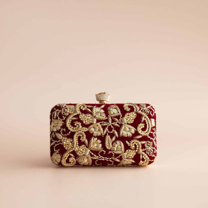 PRE-ORDER - BARAAT (Maroon Velvet)