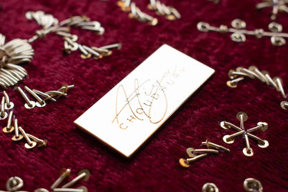 PRE-ORDER - ANAYA TROUSSEAU BOX (Red Maroon Velvet)