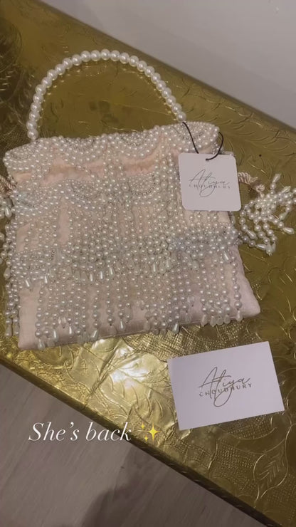 Emelia Potli Bag (Nude Pink)