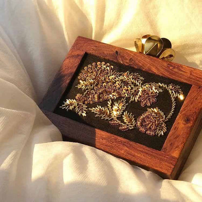 PRE-ORDER - Delhi Wooden Clutch