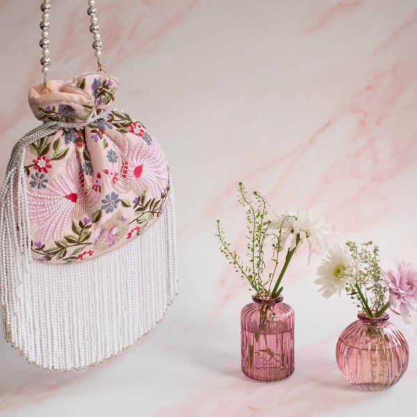 PRE-ORDER - Spring Bloom Pouch (Light Pink) - Image 2
