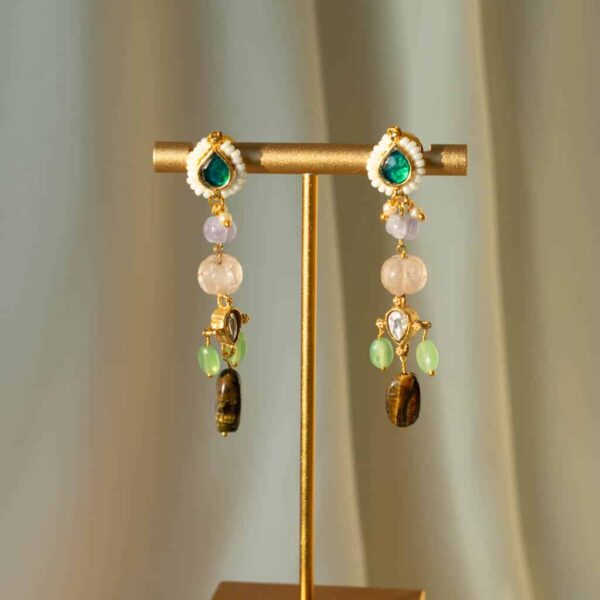 PRE-ORDER - Arushi Kundan Jewellery Set - Image 4