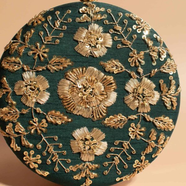 PRE-ORDER - ARYA (Bottle Green Silk) - Image 4