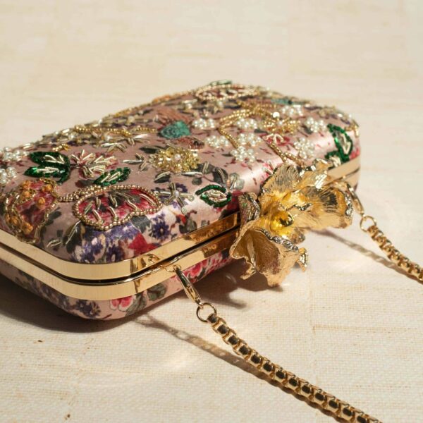 PRE-ORDER - MUMBAI DREAMS (Nude Pink) -  Floral Clasp - Image 6