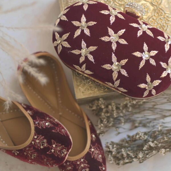PRE-ORDER - FLEUR (Maroon Velvet) - Image 3