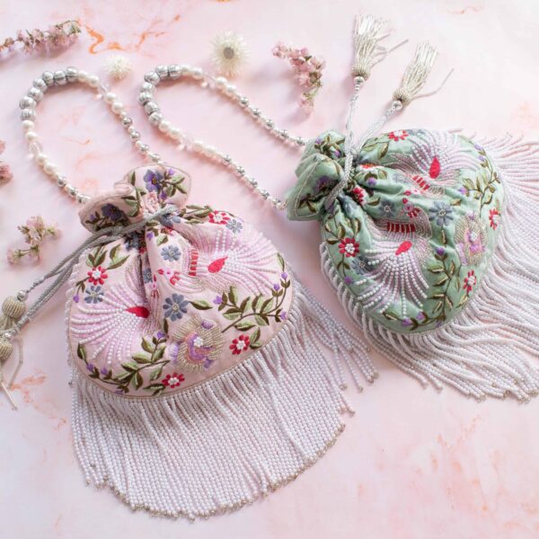 PRE-ORDER - Spring Bloom Pouch (Mint) - Image 3