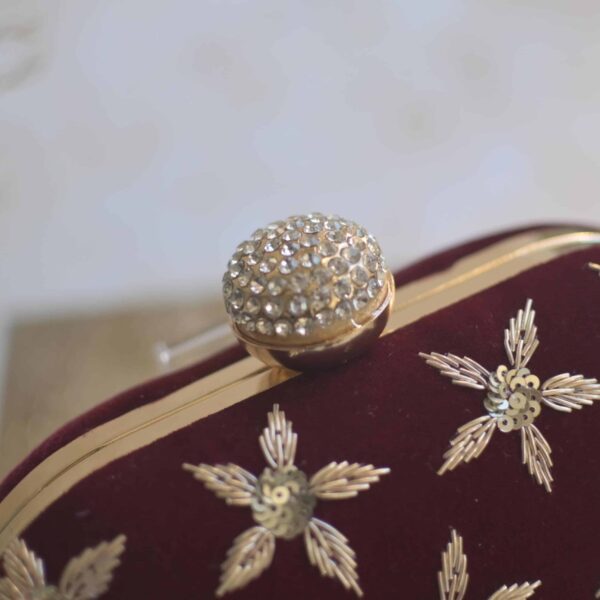 PRE-ORDER - FLEUR (Maroon Velvet) - Image 2