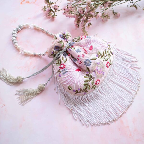 PRE-ORDER - Spring Bloom Pouch (Light Pink)