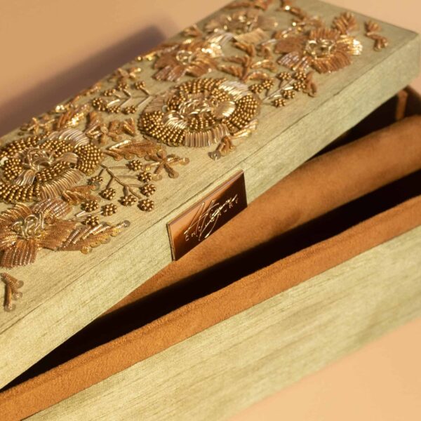 PRE-ORDER - ANAYA Bangle Box (Sage Green Silk) - Image 2