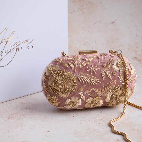 PRE-ORDER - DISHA - Dusky Pink Velvet - Image 9