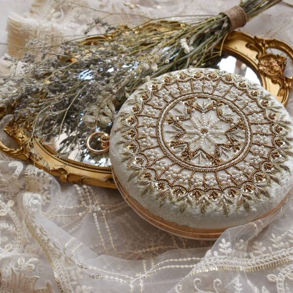 PRE-ORDER - MAHIYA (Round) - Cream Velvet - Image 11