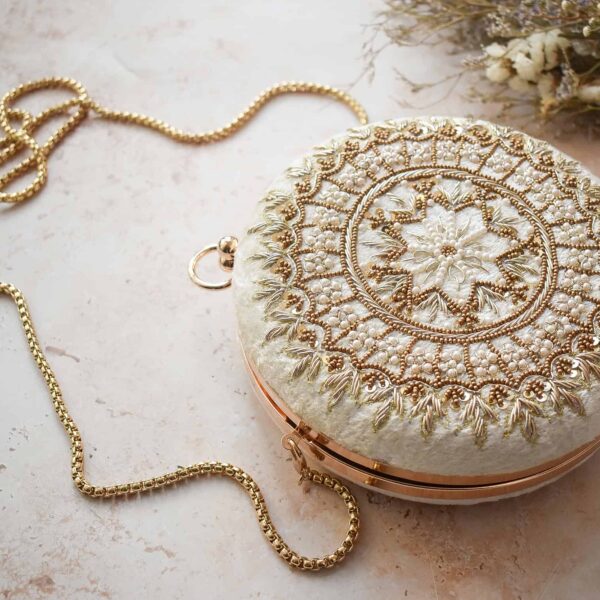 PRE-ORDER - MAHIYA (Round) - Cream Velvet - Image 8