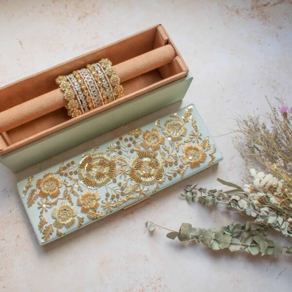 PRE-ORDER / ANAYA Bangle Box (Mint Silk)