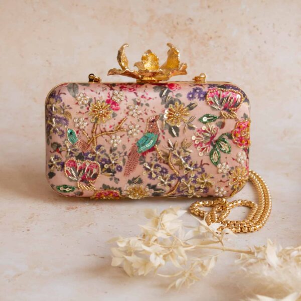 PRE-ORDER - MUMBAI DREAMS (Nude Pink) -  Floral Clasp - Image 4