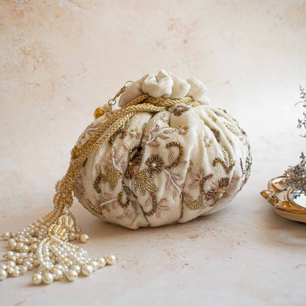 PRE-ORDER - CAMELLIA Potli Bag - Image 8