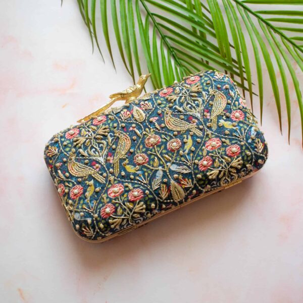 PRE-ORDER - Blue Jaipur (Bird Clasp)