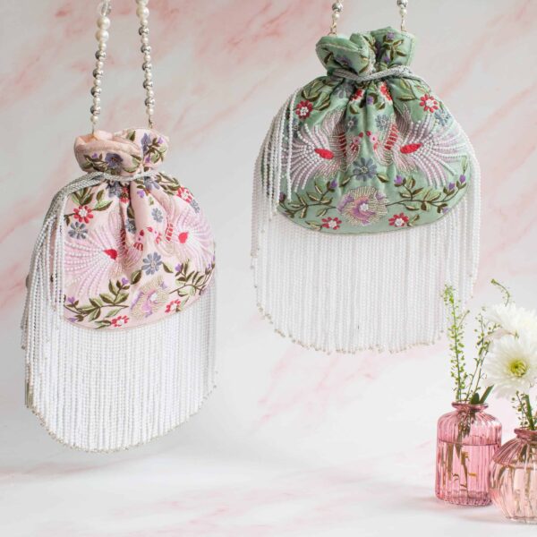 PRE-ORDER - Spring Bloom Pouch (Light Pink) - Image 4