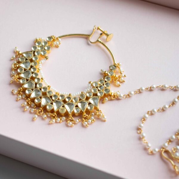 PRE-ORDER - Isha Kundan Nose Ring