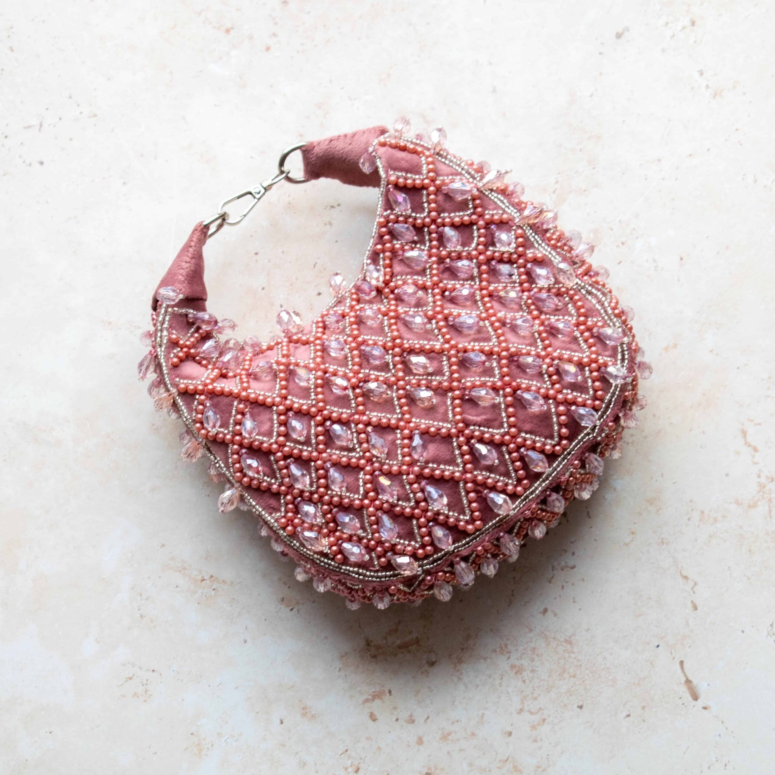 PRE-ORDER - Tala Handbag (Dusky Pink Suede) - Image 3