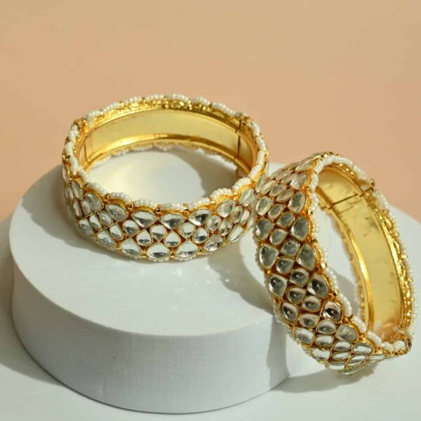 PRE-ORDER - Amalia Kundan Bangles - Image 3