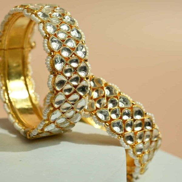 PRE-ORDER - Amalia Kundan Bangles - Image 4
