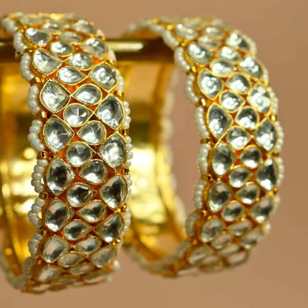 PRE-ORDER - Amalia Kundan Bangles - Image 6