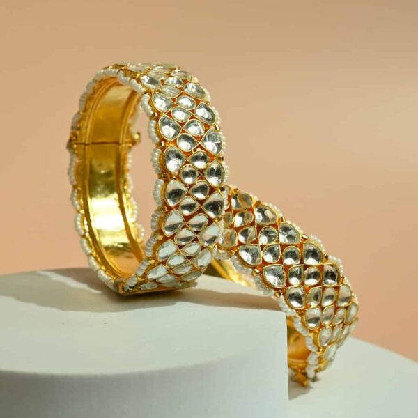 PRE-ORDER - Amalia Kundan Bangles - Image 2