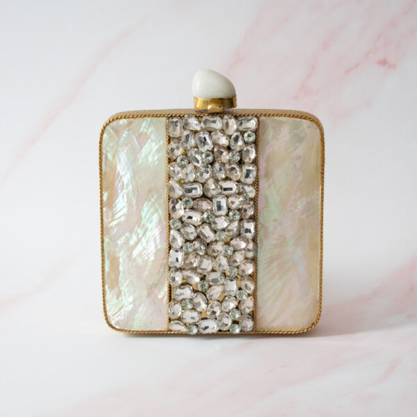 PRE-ORDER - Celeste Mother of Pearl Clutch - Image 2