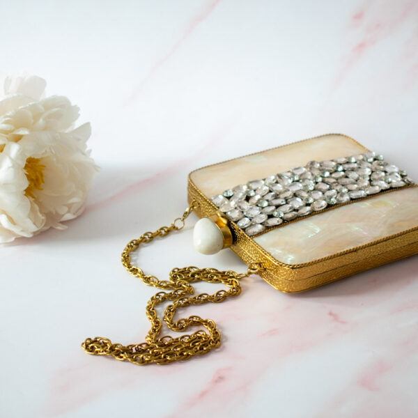PRE-ORDER - Celeste Mother of Pearl Clutch - Image 8