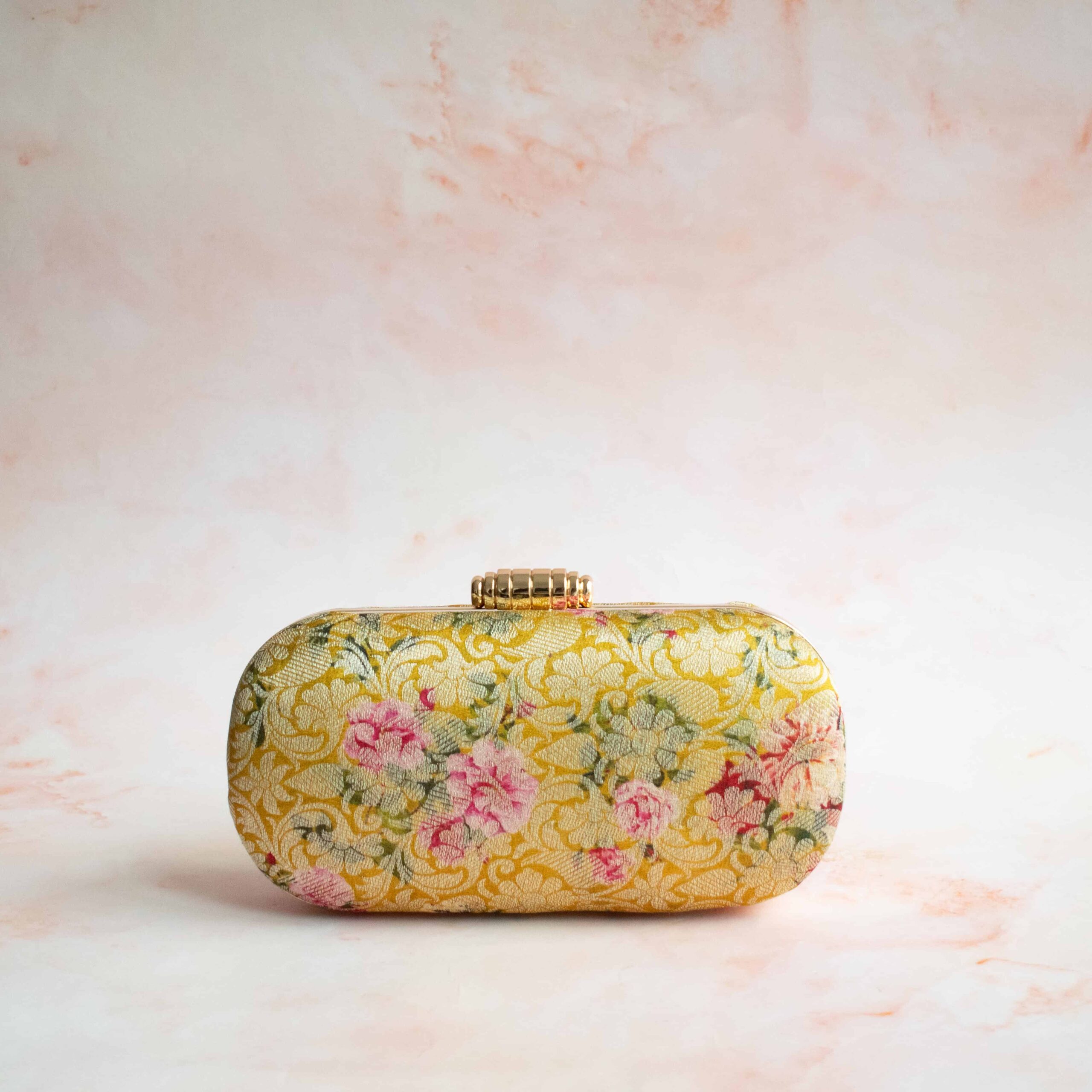 PRE-ORDER - Amelia Oval Clutch (Yellow) - Image 3