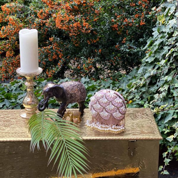 PRE-ORDER - LIYA (minaudière) Nude Pink (Velvet) - Image 3