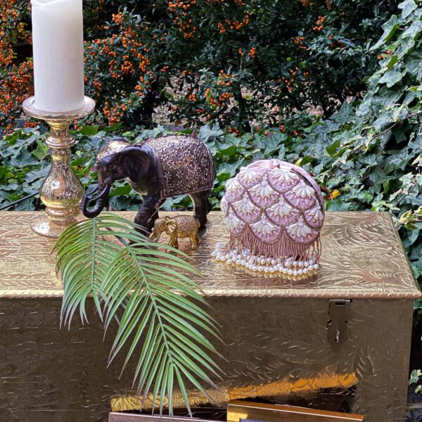 PRE-ORDER - LIYA (minaudière) Nude Pink (Velvet) - Image 2