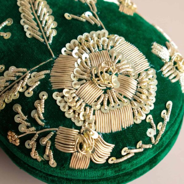 PRE-ORDER - ANAYA - Emerald Green Velvet - Image 3