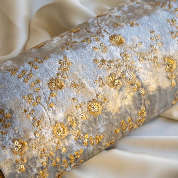Amelia Organza Saree (Powder Blue) - Image 10