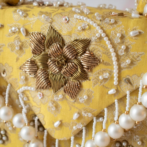 PRE-ORDER - Jasmine Clutch (Yellow) - Image 4