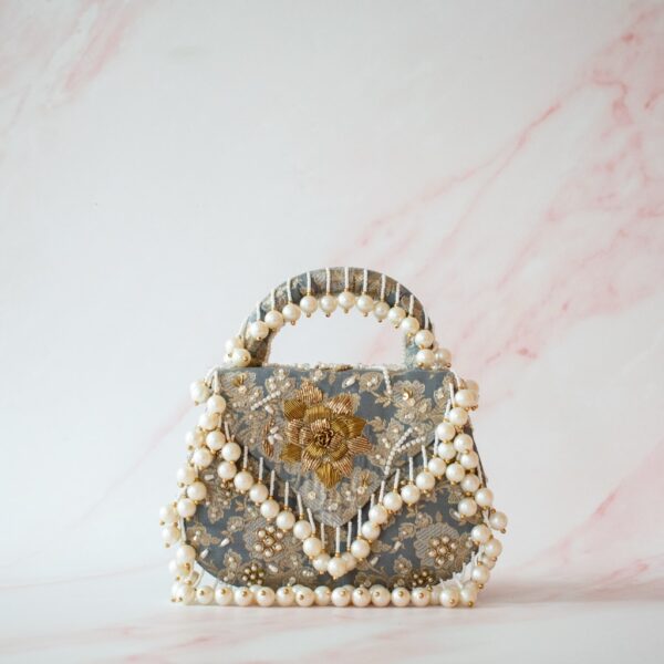 PRE-ORDER - Jasmine Clutch (Powder Blue) - Image 6