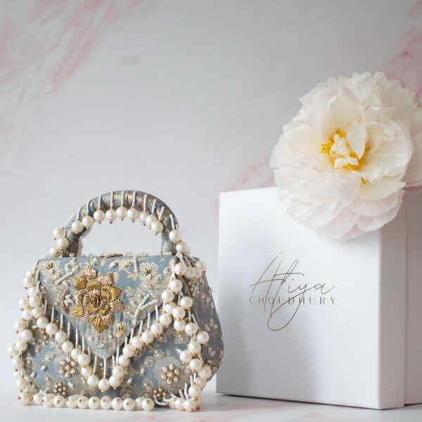 PRE-ORDER - Jasmine Clutch (Powder Blue) - Image 8