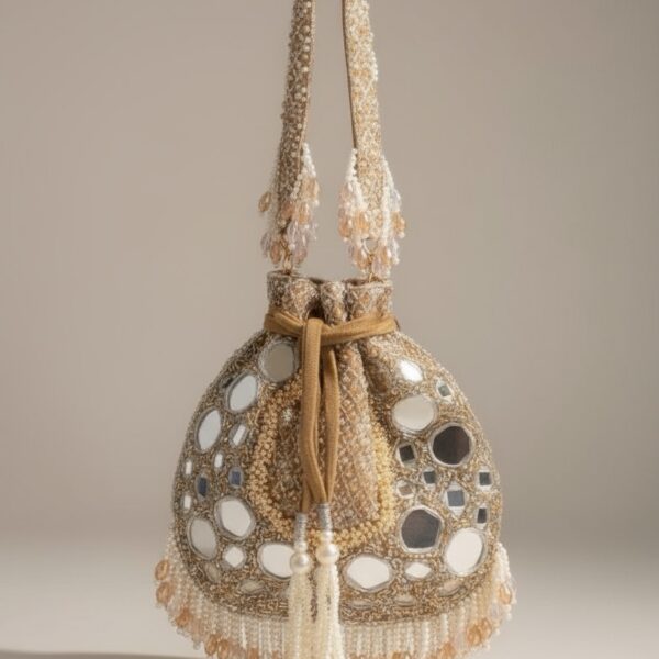 Mirror Glow Potli Bag - Image 2