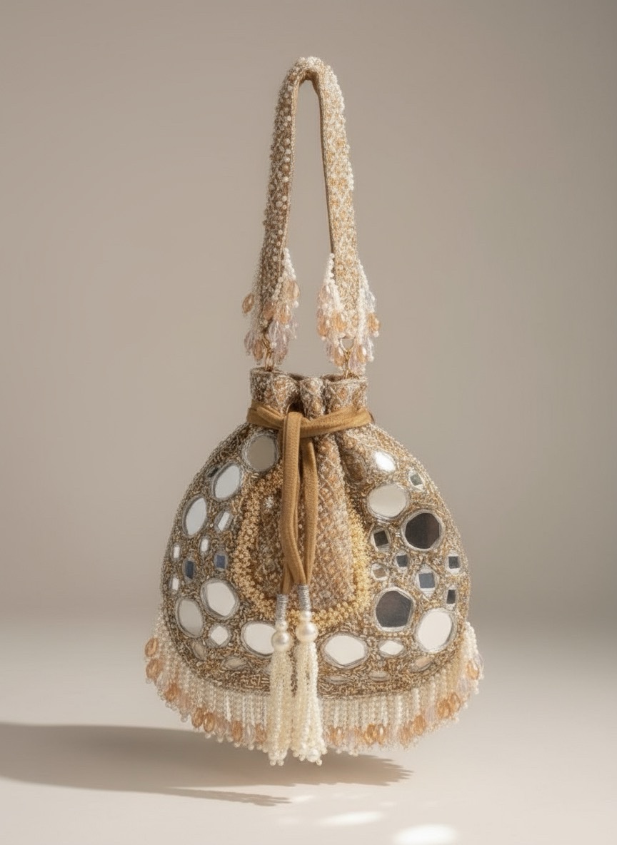 Mirror Glow Potli Bag - Image 2