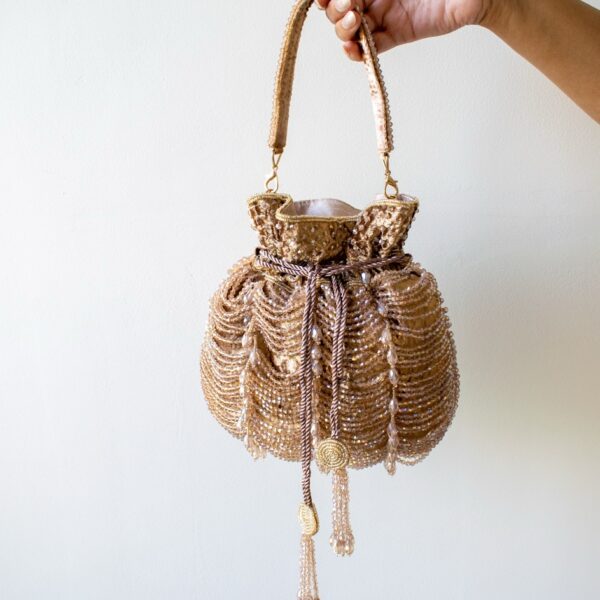 Mocha Glam Potli Bag - LIMITED EDITION