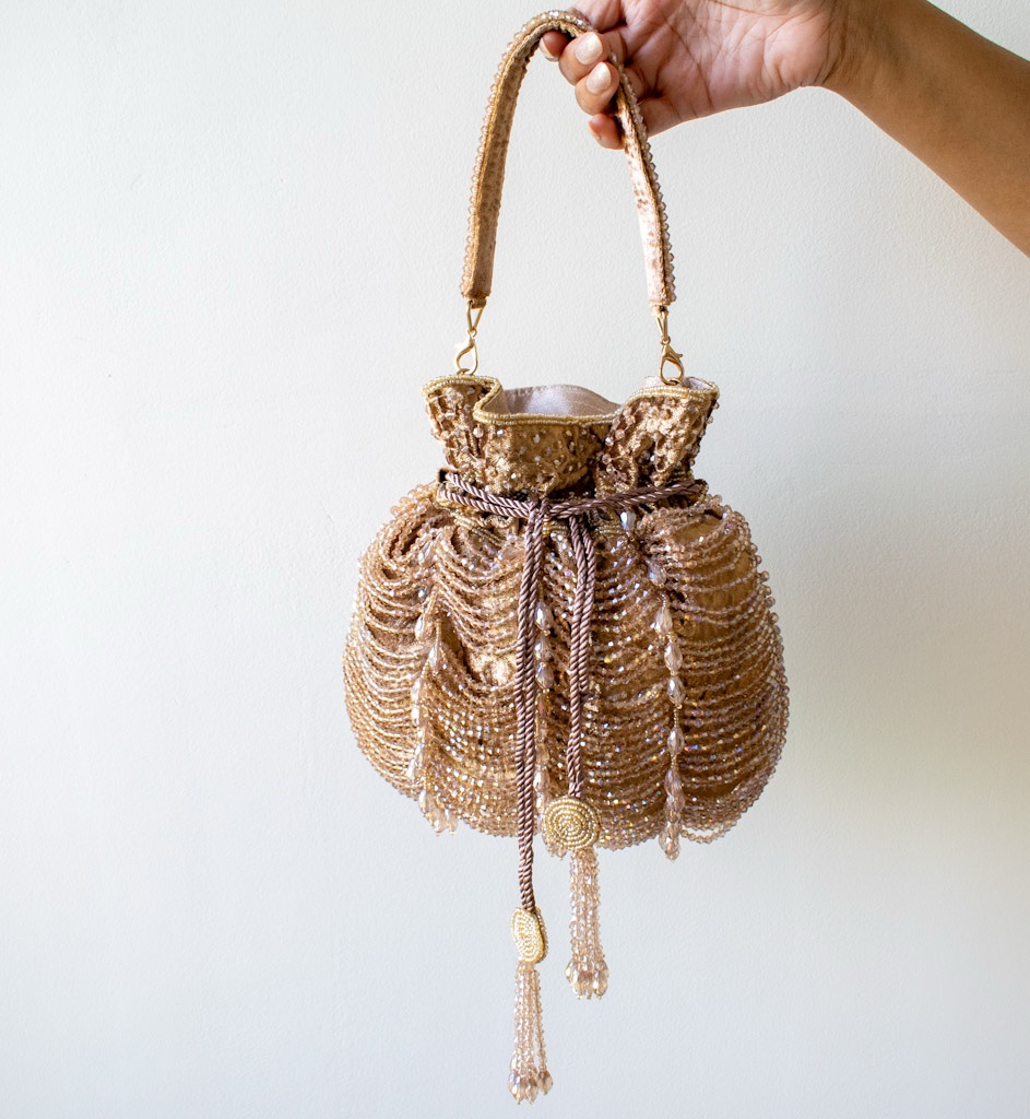 Mocha Glam Potli Bag - LIMITED EDITION