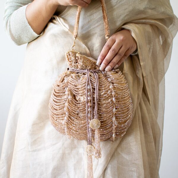Mocha Glam Potli Bag - LIMITED EDITION - Image 4