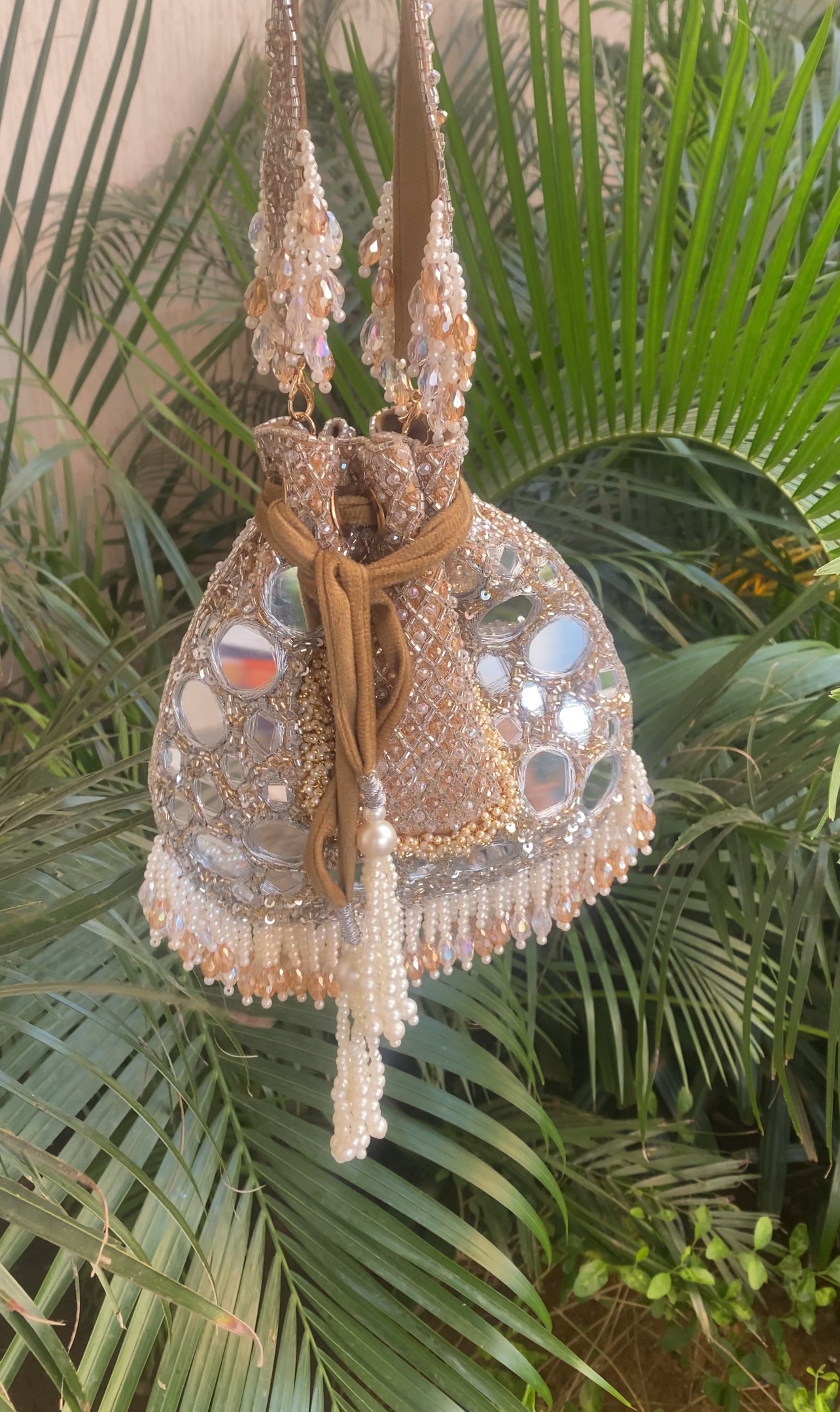 Mirror Glow Potli Bag - Image 4